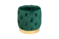 Pouf Vert Or Revêtement velours Ø 37 cm...