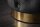 Sitzhocker Schwarz Gold aus Samt Metall Ø 37 cm klein