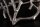 Bougeoir pour bougies bloc L : 60 cm Travail manuel en argent
