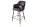 Chaise de bar avec dossier velours métal gris noir or VENUS