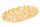 Deko Schale Metall 50 cm lang in Gold Ginko Handarbeit