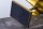 Dekostatue Metall Hai Fisch in Gold 103 cm lang Handarbeit
