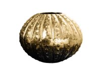 Vase métal rond Ø 30 cm martelé en...