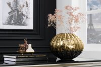 Vase métal rond Ø 30 cm martelé en...