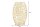 Deko Vase Metall in Gold H: 38 cm Handarbeit dekorativ PAULA
