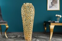 Grand vase décoratif 92 cm de haut en métal...