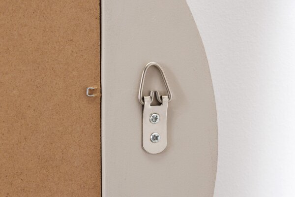 Wandspiegel Modern Greige H: 100 cm asymmetrisches Design