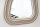 Wandspiegel Modern Greige H: 100 cm asymmetrisches Design