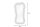 Wandspiegel Modern Greige H: 100 cm asymmetrisches Design