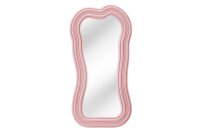 Wand Spiegel Rosa H: 100 cm asymmetrisches Design