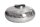 Dekovase Metall in Silber Ø 35 cm Orientalisch Hammerschlag