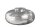 Dekovase Metall in Silber Ø 35 cm Orientalisch Hammerschlag