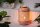 Lanterne pour bougies H : 30 cm Rose Or en fer