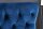 Tabouret de bar velours acier inoxydable bleu argent Chesterfield