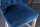 Tabouret de bar velours acier inoxydable bleu argent Chesterfield