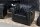 Sessel Kunstleder Schwarz Braun B: 110 cm Chesterfield