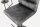 Tabouret de bar réglable en hauteur pivotant velours gris noir