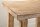 Pouf en bois massif Assise incurvée Shabby Chic