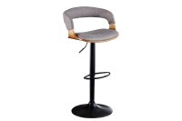 Chaise de comptoir avec dossier réglable en...