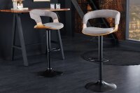 Chaise de comptoir avec dossier réglable en...