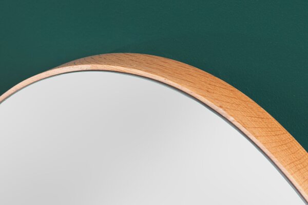 Wandspiegel Holzrahmen H: 72 cm groß Handarbeit Unikat