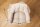 Tresenstuhl mit Lehne Stoff Metall Creme Beige Schwarz