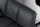 Chaise de bureau cuir métal L : 65 cm sans roulettes noir pivotant