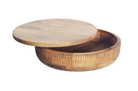 Coupelle décorative en bois massif pièce...