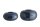 Set de 2 vases décoratifs en fer émaillé aspect marbre