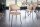 Chaise de salle à manger velours métal crème beige noir NOAH