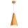 Hängelampe Holz Furnier Teak B: 20 cm E27 Modern