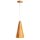 Hängelampe Holz Furnier Teak B: 20 cm E27 Modern