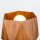 Lampe de table tripode en teck plaqué bois 62 cm de haut E27