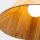 Pendelleuchte Holz Furnier Teak E27 D: 40 cm Modern