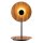 Tischlampe Metall Teakholz Furnier 46 cm hoch Modern