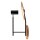 Wandleuchte Metall Teak Holz Furnier GU10 50 cm hoch