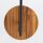Wandleuchte Metall Teak Holz Furnier GU10 50 cm hoch