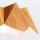 Extraordinaire lampe à suspendre bois plaqué teck L : 46 cm E27