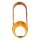 Wandleuchte Glas Teakholz Furnier E27 H: 52,5 cm blendarm