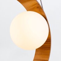 Suspension teck bois plaqué verre Ø 35 cm...