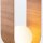 Lampe de table en bois plaqué teck verre 54 cm de haut E27 Moderne