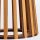 Tischlampe Stoff Teak Holz Furnier Stoff 66 cm E27