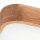 Deckenlampe klein eckig B: 45 cm Holz Metall für 4x E27