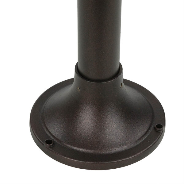 Stehlampe Garten 100 cm Messing Rostbraun Rustikal