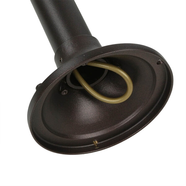 Stehlampe Garten 100 cm Messing Rostbraun Rustikal