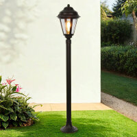 Stehlampe Garten 100 cm Messing Rostbraun Rustikal