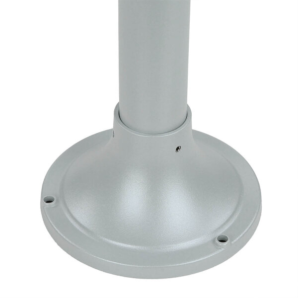 Wegeleuchte Messing in Grau 100 cm E27 Rustikal E27