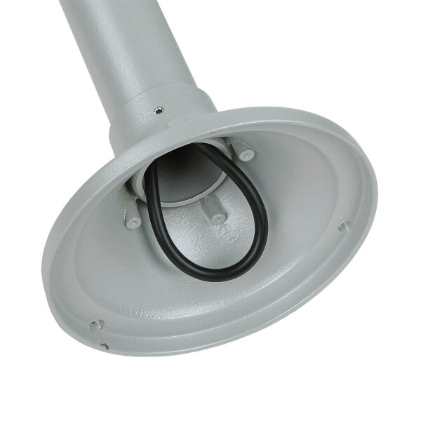 Wegeleuchte Messing in Grau 100 cm E27 Rustikal E27