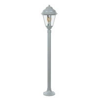 Wegeleuchte Messing in Grau 100 cm E27 Rustikal E27