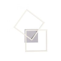 Flexible LED Deckenleuchte in Stahl 3000 K B:35,9 cm